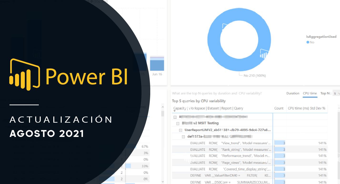 Power BI Actualización Agosto 2021 Business Intelligence, Data