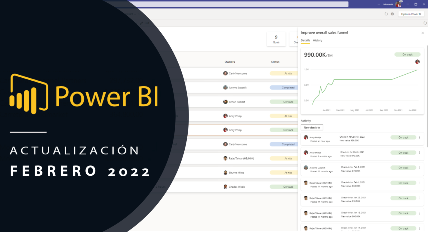 Power BI Actualización Febrero 2022 Business Intelligence, Data